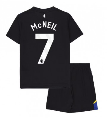 Everton Dwight McNeil #7 Tredjetrøje Børn 2025-26 Kortærmet (+ Korte bukser)